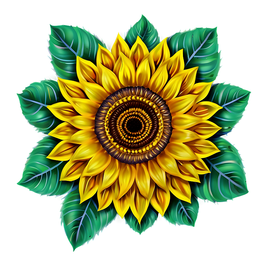 Sunflower Mandala Png 05032024