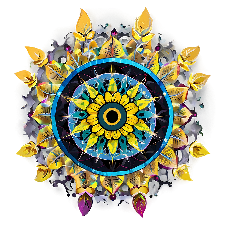 Sunflower Sacred Geometry Png Jws