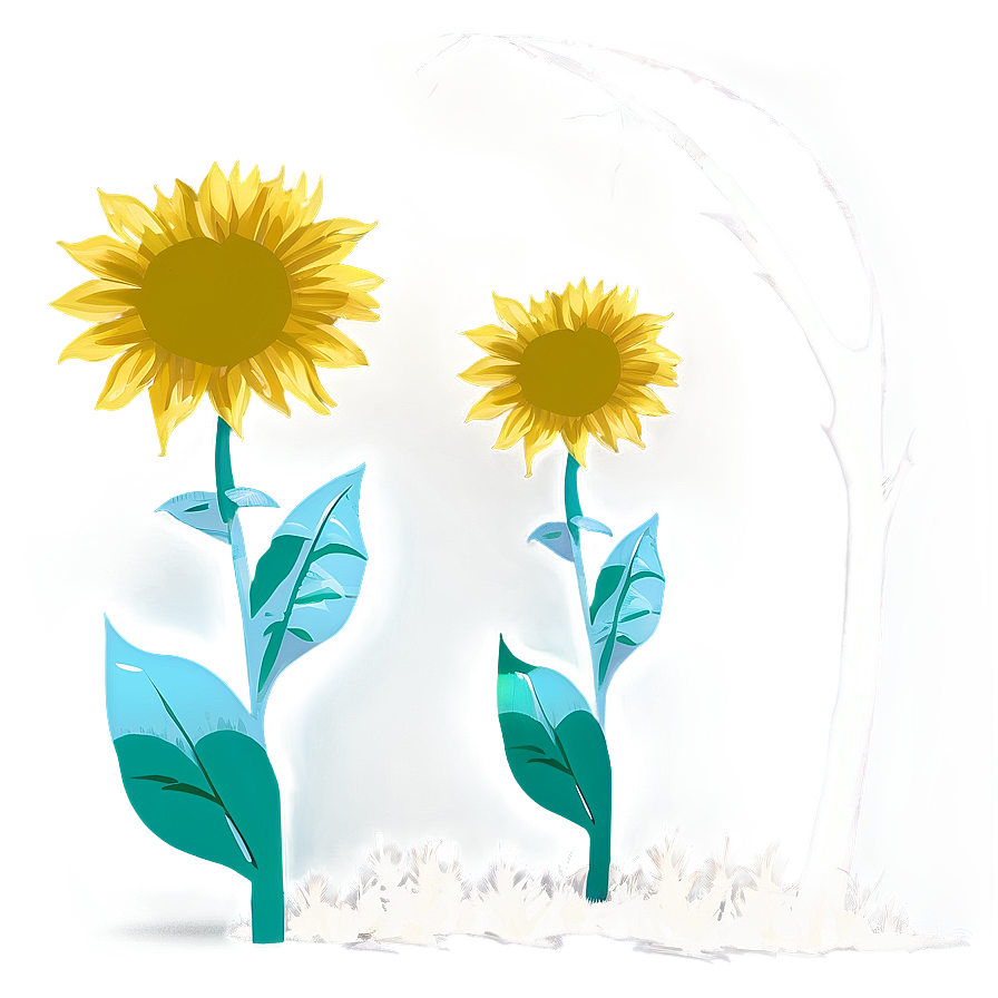 Sunflower Silhouette Png 05032024