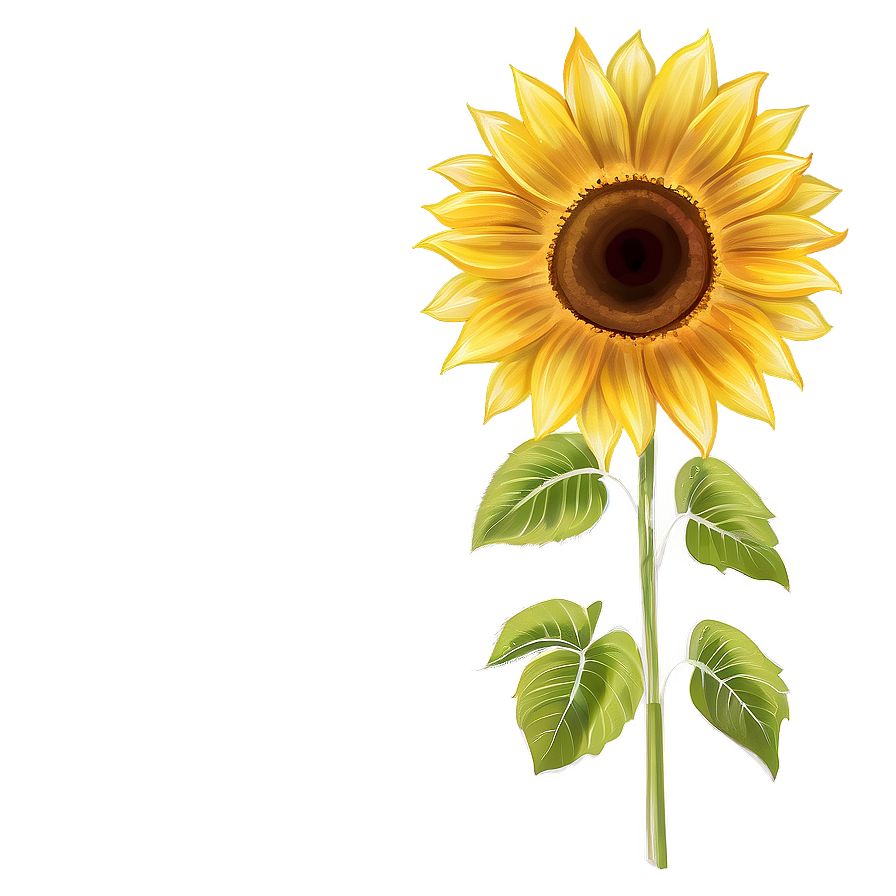 Sunflower Transparent Mural Png 82