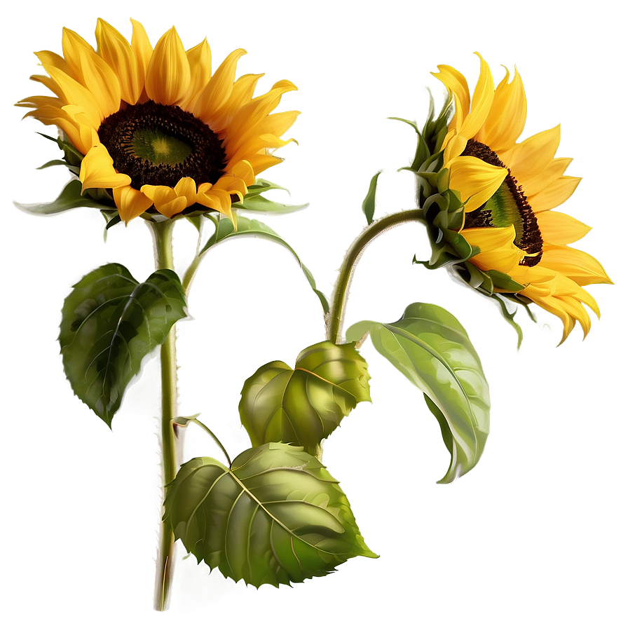 Sunflower Transparent Print Png 05262024