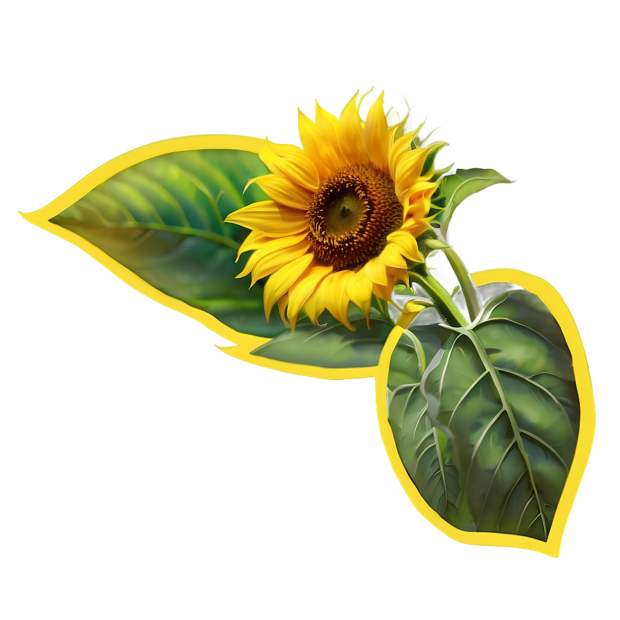 Sunflower Transparent Template Png Ugn