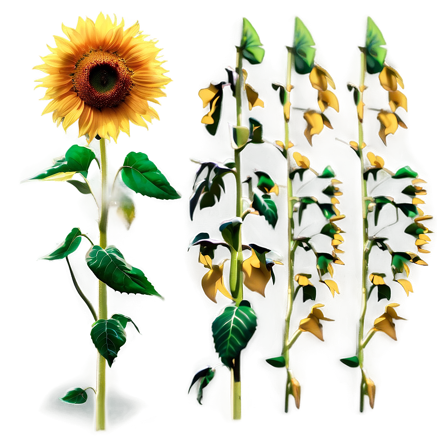 Sunflower Under Sunlight Png 90