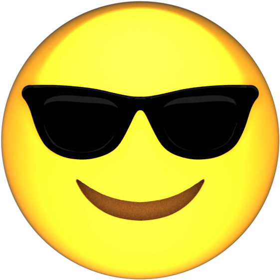 Sunglasses Emoji Smiling Face.png