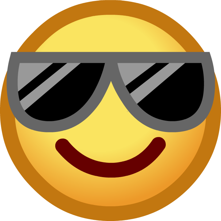 Sunglasses Smiley Emoticon.png