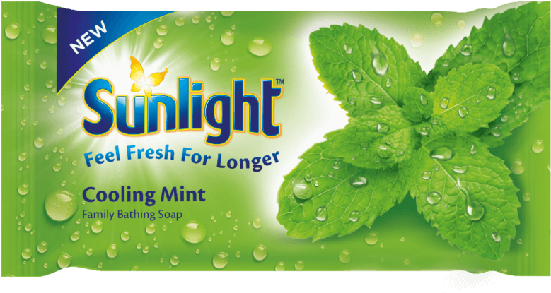 Sunlight Cooling Mint Soap Packaging