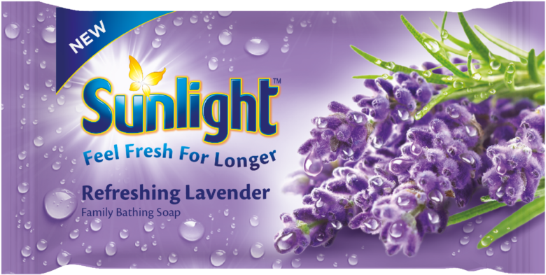 Sunlight Refreshing Lavender Soap Packaging