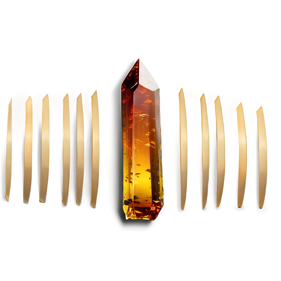 Sunlit Amber Shard Png 23