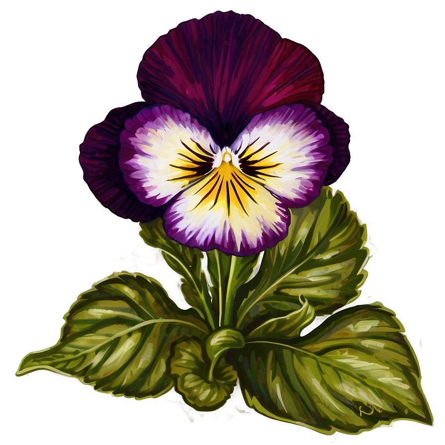 Sunlit Pansy Png 06232024