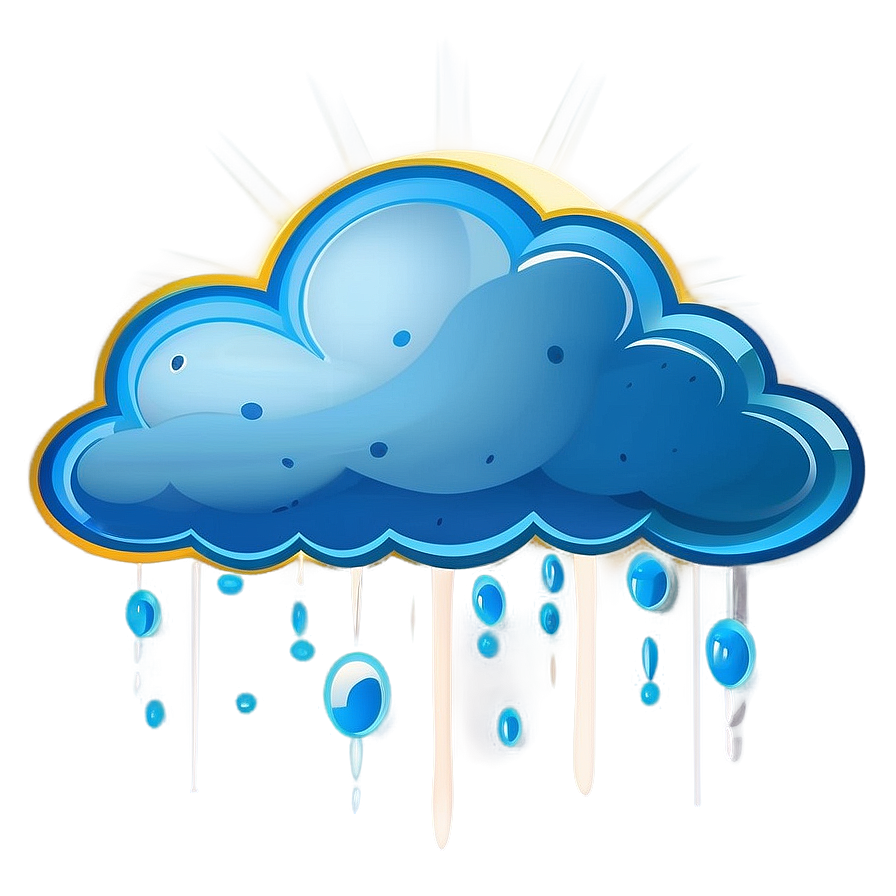 Sunny Cloud Clipart Png 05252024