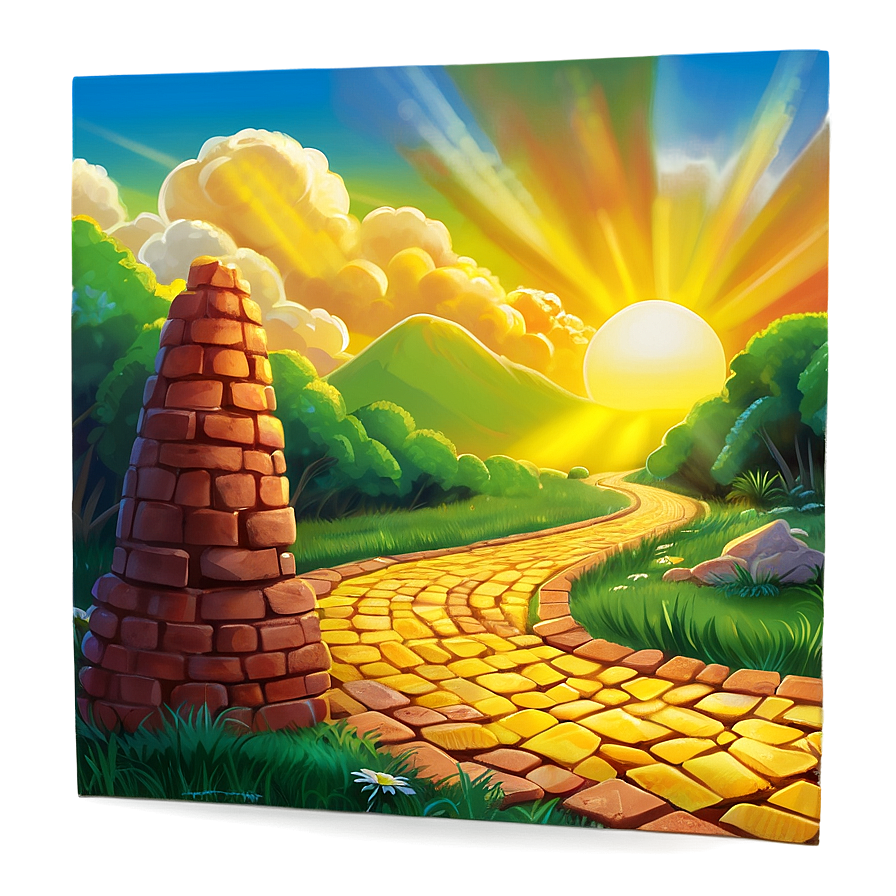 Sunny Day Yellow Brick Road Png 25