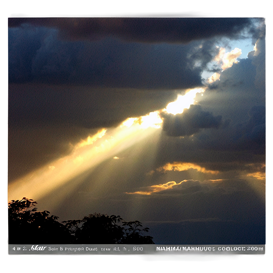 Sunrays At Dusk Png Fbi