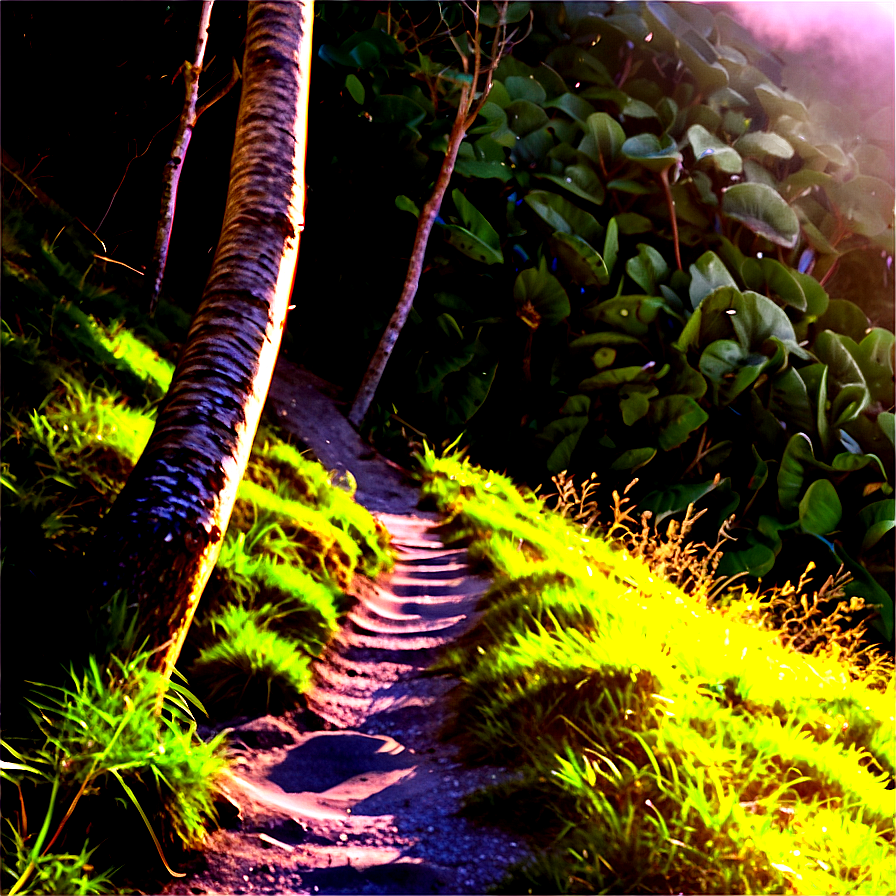 Sunrise Hiking Path Png Vtk49