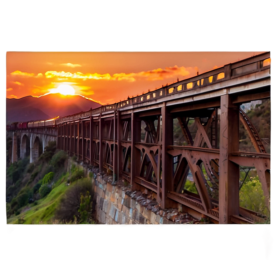 Sunset And The Railway Png 05212024