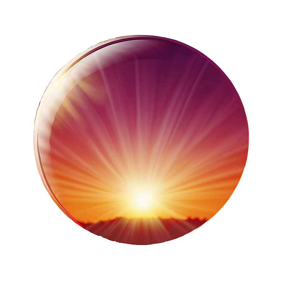 Sunset Flare Light Png 28