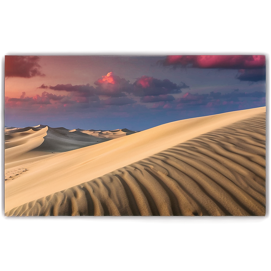 Sunset Over Sand Dunes Png 80