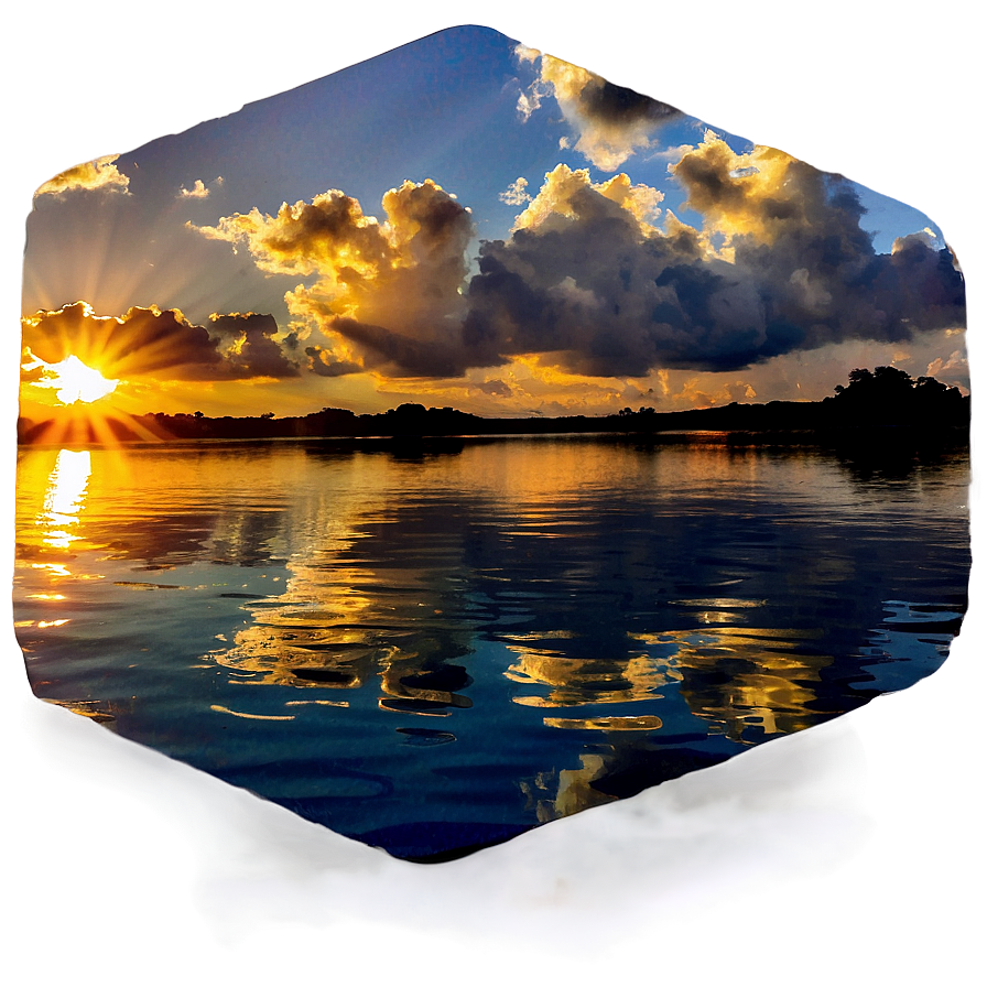 Sunset Reflection Water Png 05212024