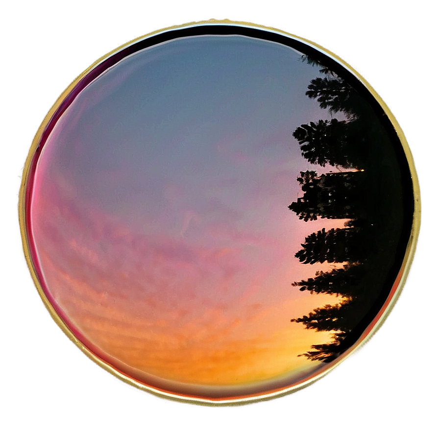 Sunset Reflection Water Png Pqx54