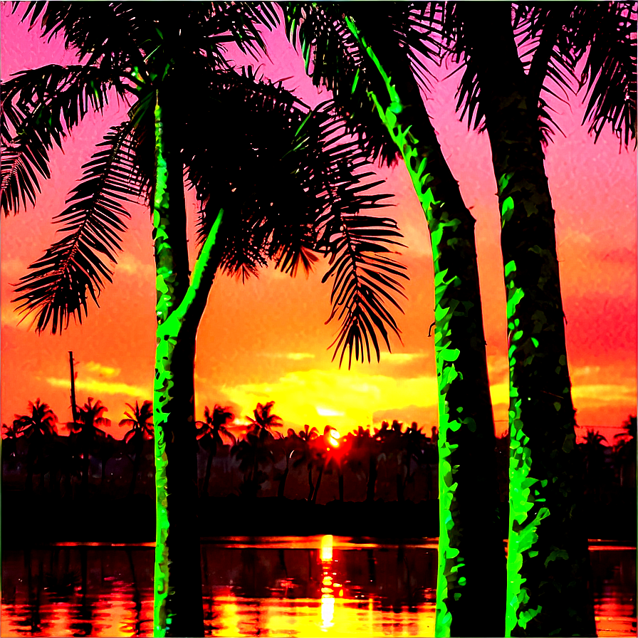 Sunset Through Trees Png Ylo43