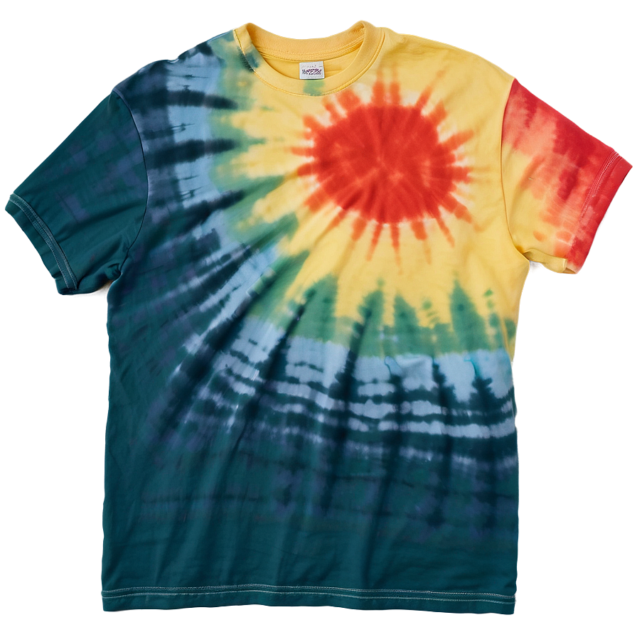 Sunset Tie Dye Shirt Png Xwm