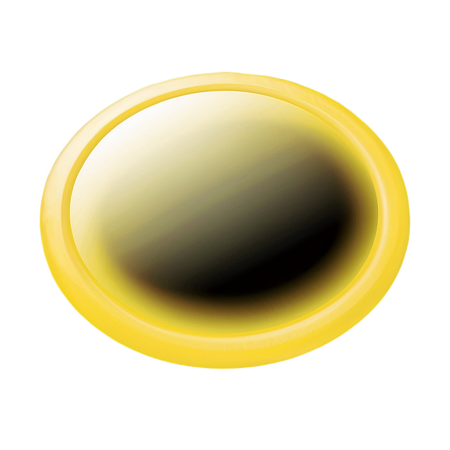 Sunshine Yellow Circle Feature Png 5