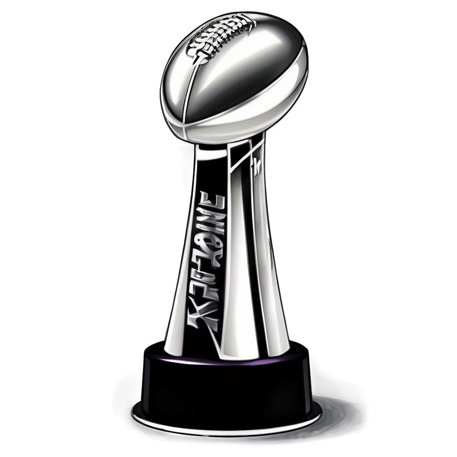 Super Bowl Trophy Celebration Png Xgw29