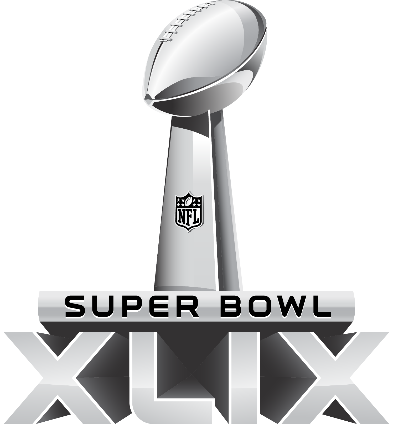 Super Bowl Trophy Illustration