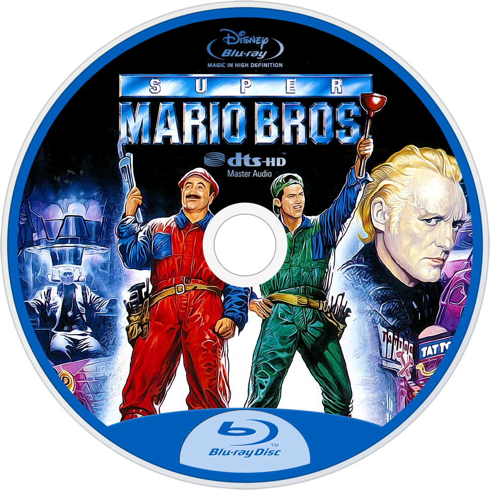 Super Mario Bros Bluray Disc Artwork