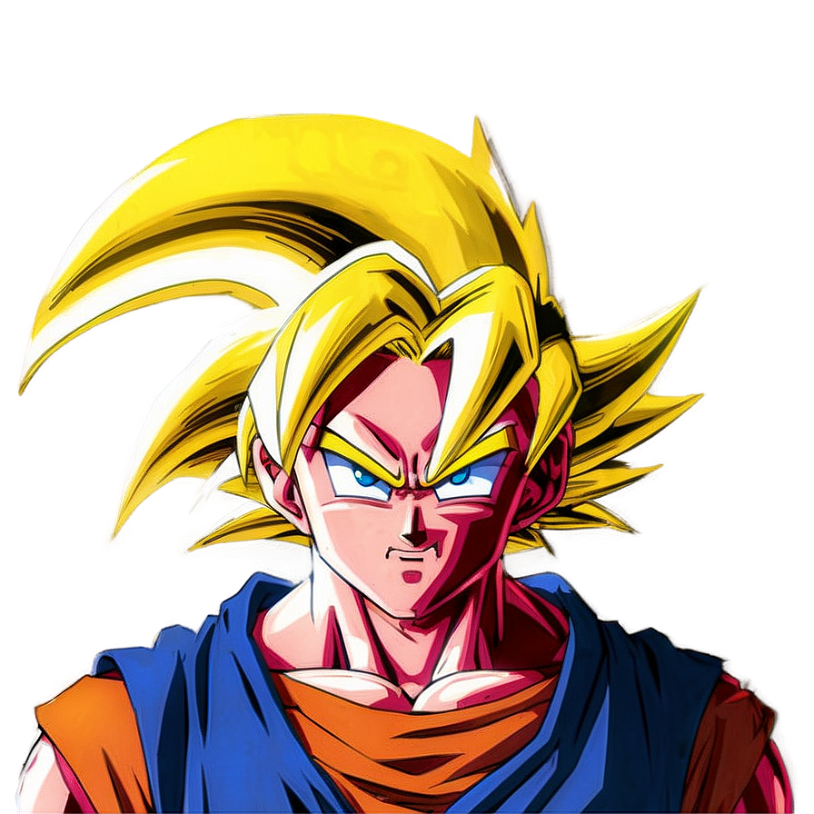 Super Saiyan 3 Goku Power Up Png Hru82