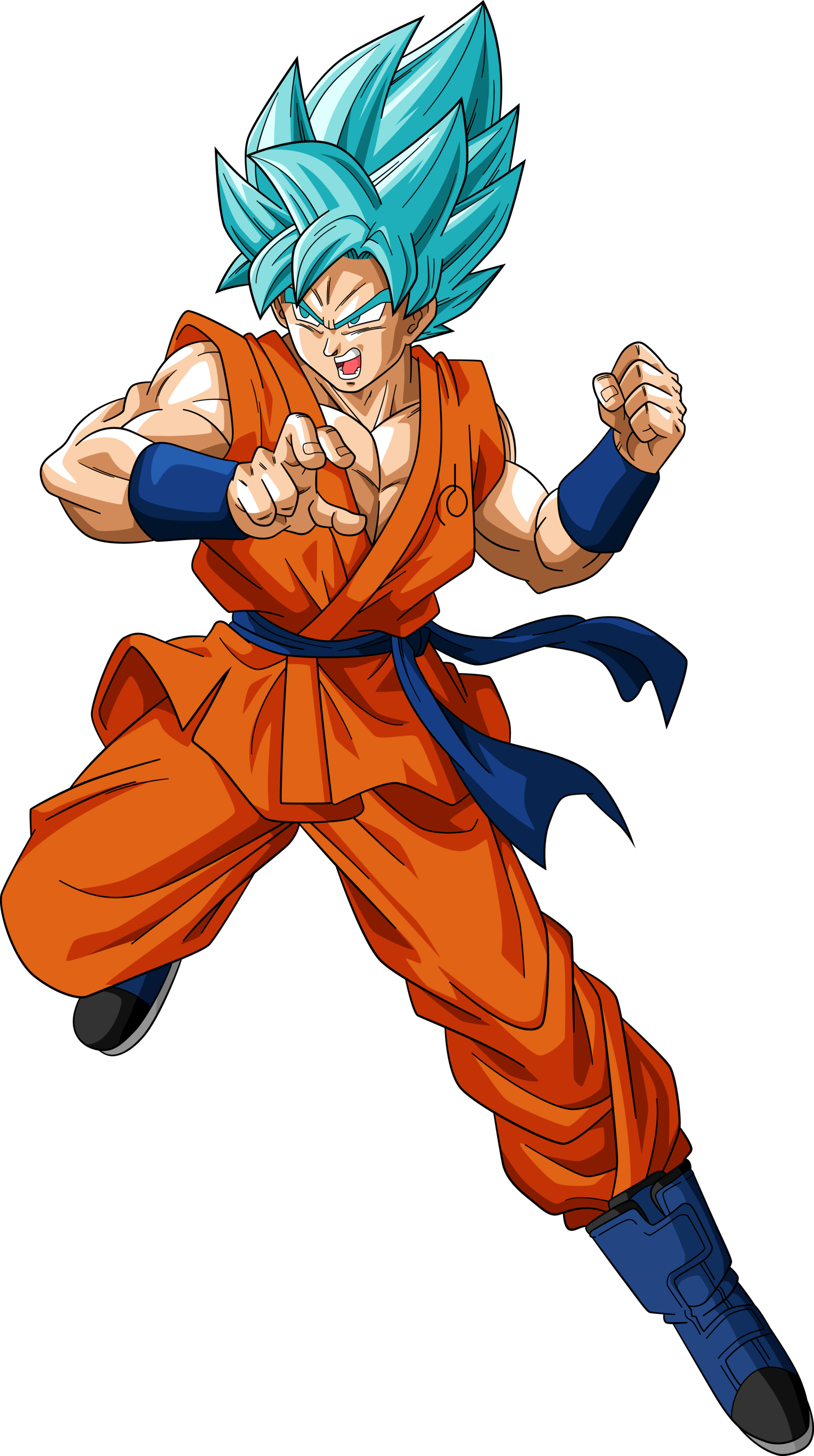 Super Saiyan Blue Goku Action Pose