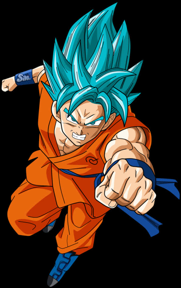 Super Saiyan Blue Goku Pose