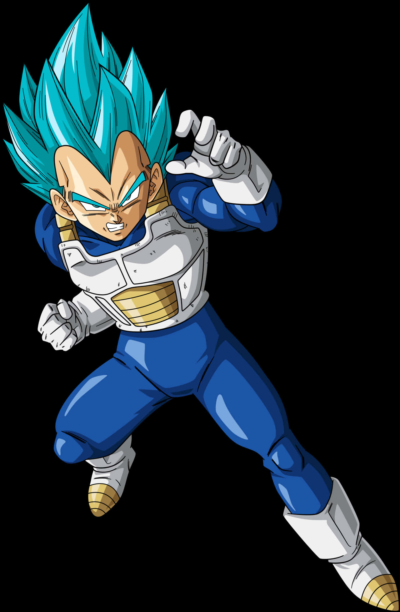 Super Saiyan Blue Vegeta Action Pose