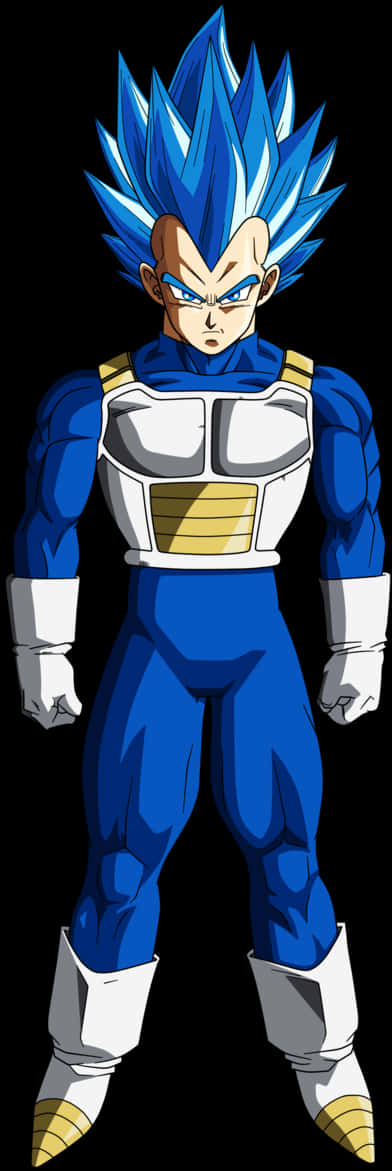 Super Saiyan Blue Vegeta Standing