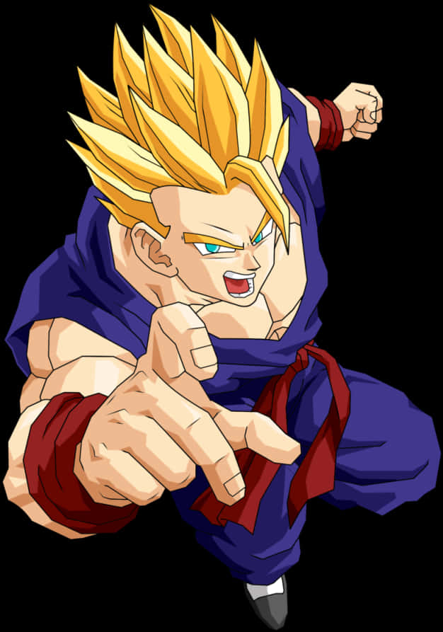 Super Saiyan Gohan Action Pose