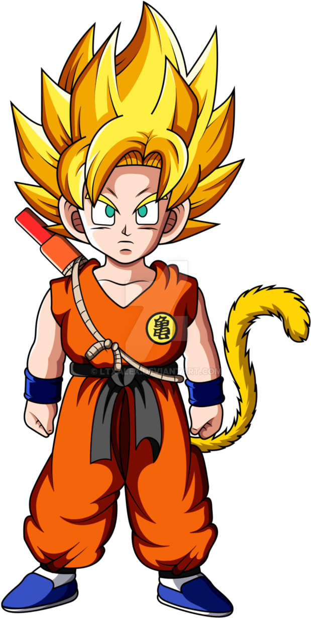 Super Saiyan Kid Goku Illustration