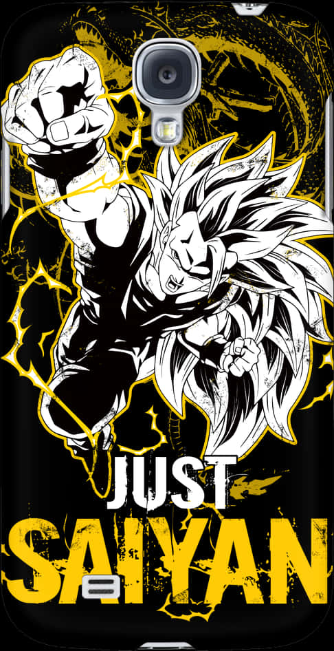 Super Saiyan Phone Case Artwork