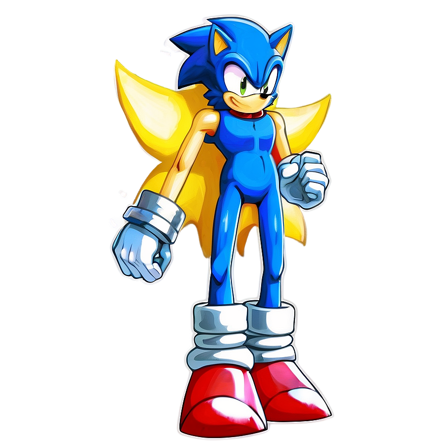 Super Sonic Transformation Png Sck