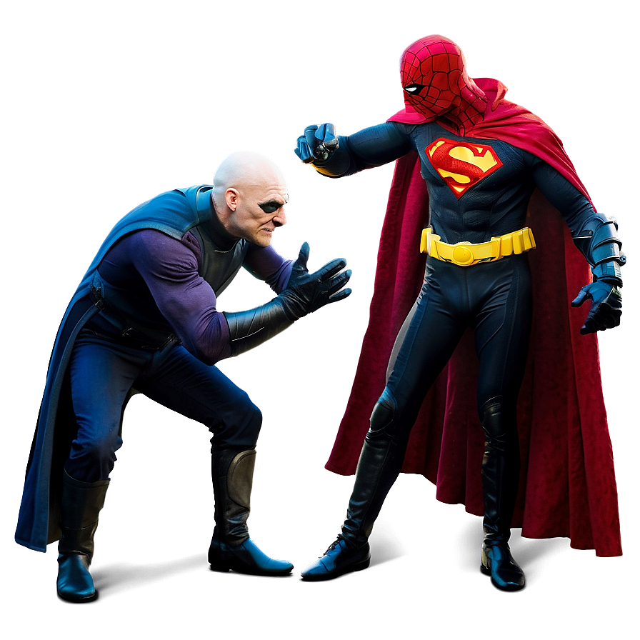 Super Villain Confrontation Png Bfl