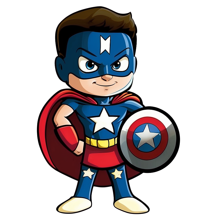 Superhero Cartoon Character Png 29