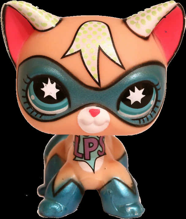 Superhero Cat Figure L P S