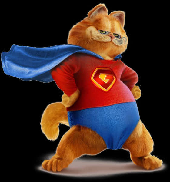 Superhero Garfield Costume