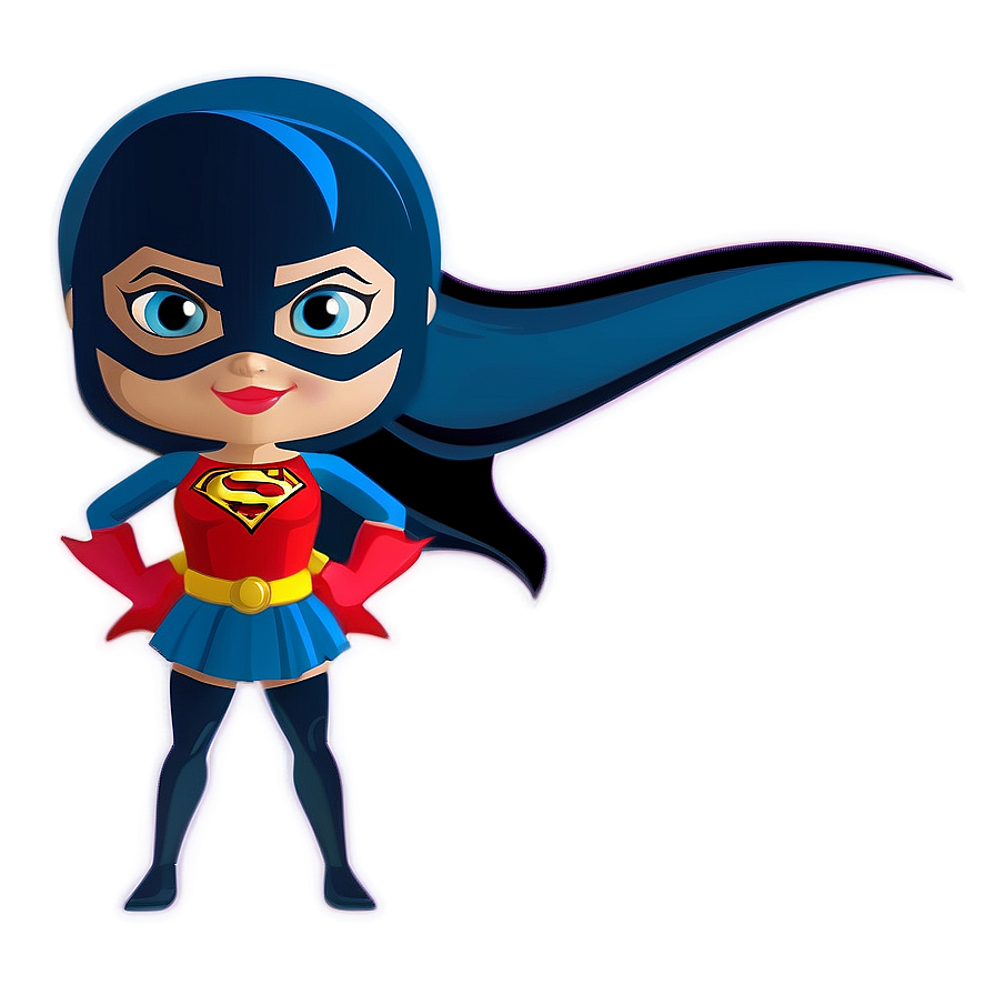 Superhero Girl Cartoon Png Jvu38