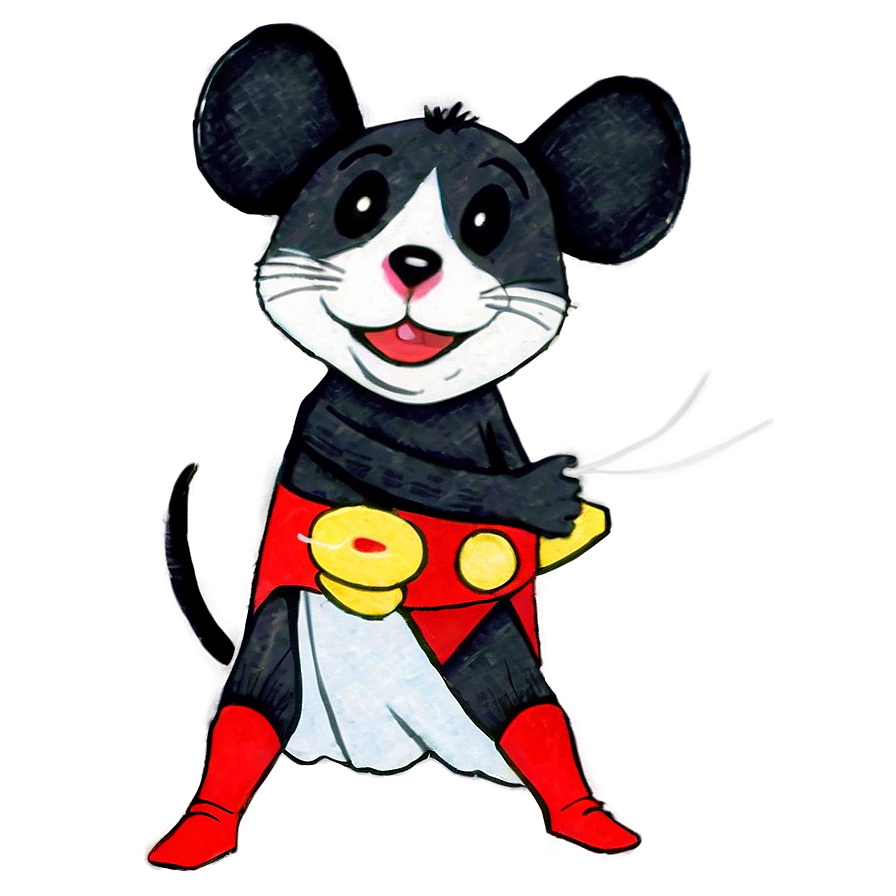 Superhero Mouse Png Pny