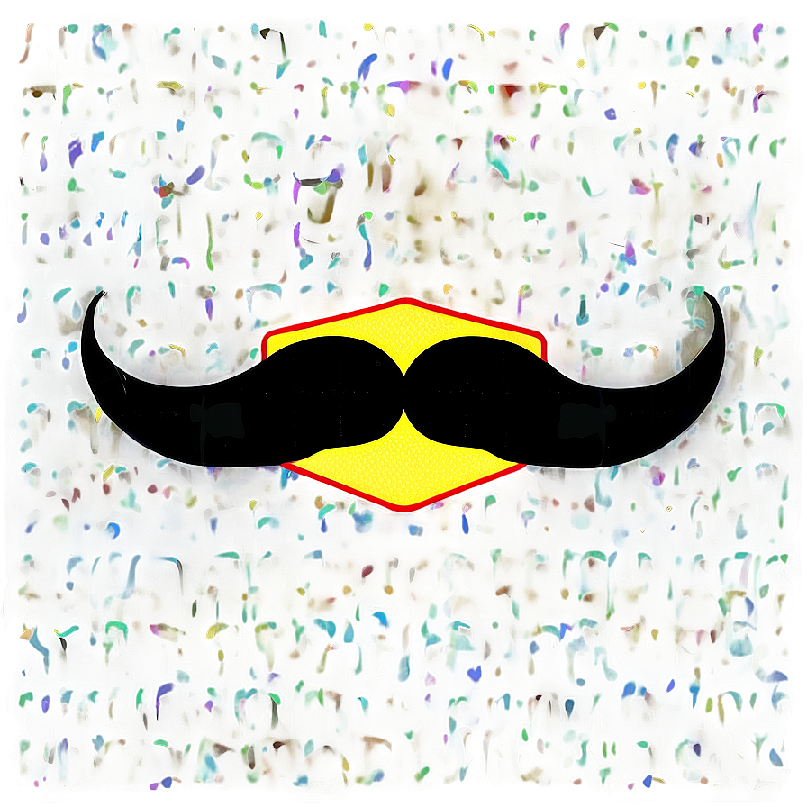 Superhero Secret Identity Mustache Png 93