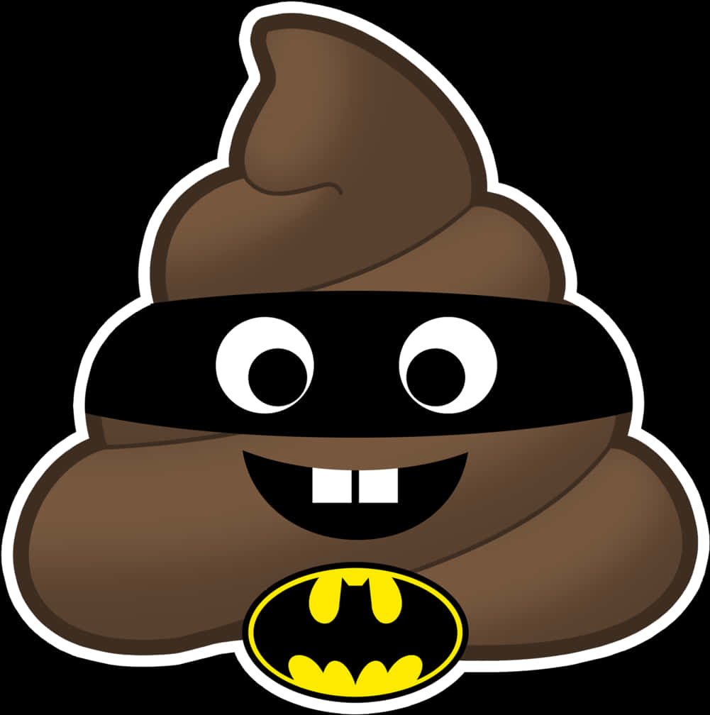 Superhero Themed Poop Emoji