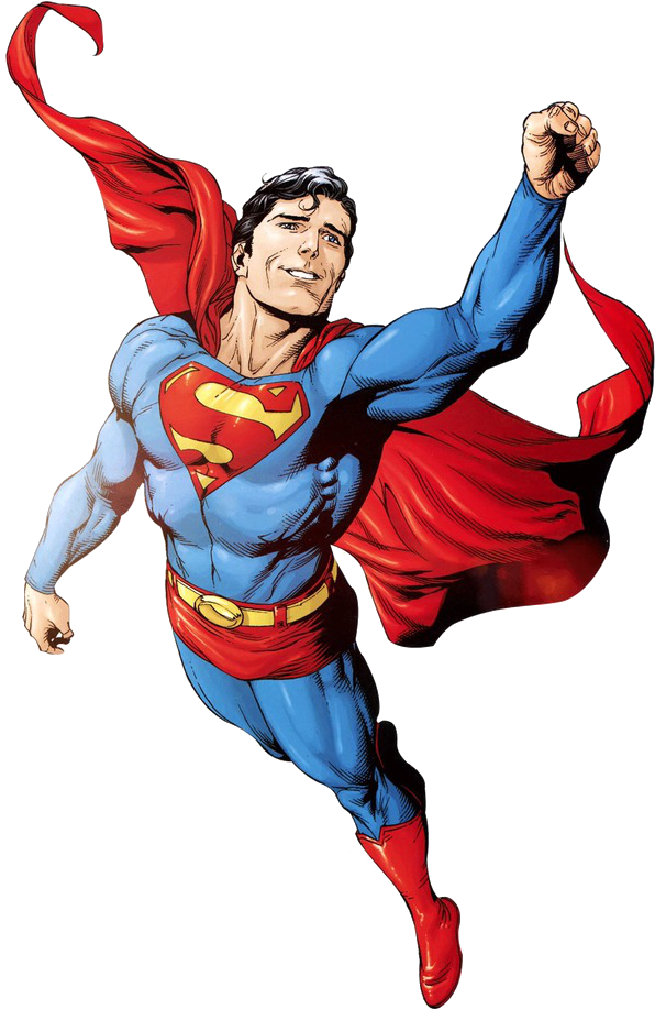 Superman_ Flying_ Heroic_ Pose