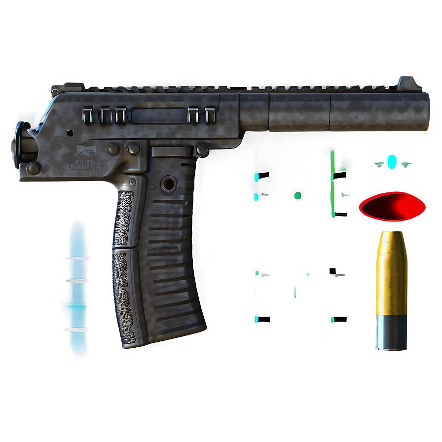 Suppressed Pistol Png 05242024