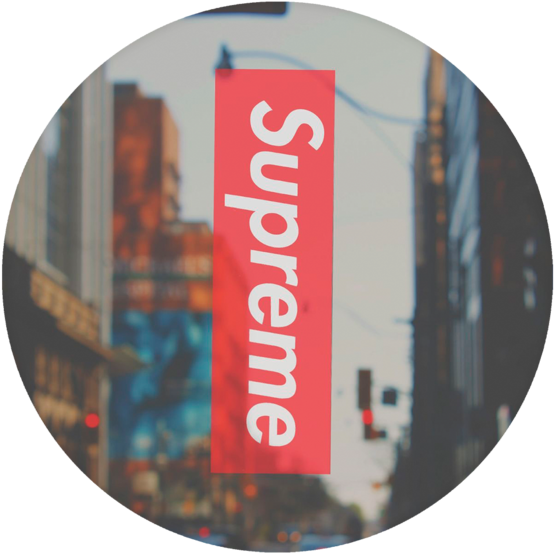 Supreme Brand Banner Urban Backdrop