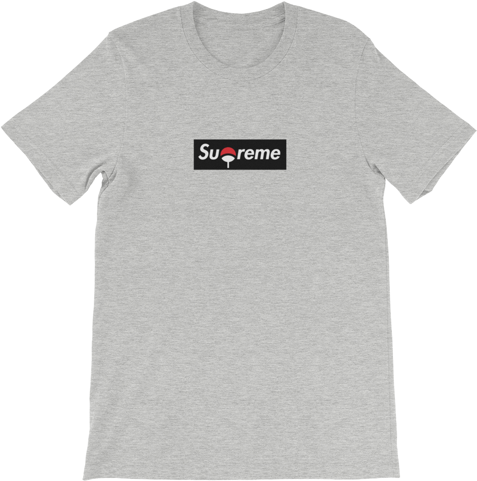 Supreme Branded Grey T Shirt