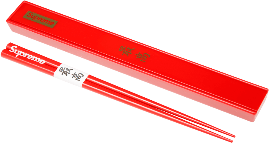 Supreme Branded Red Chopsticks